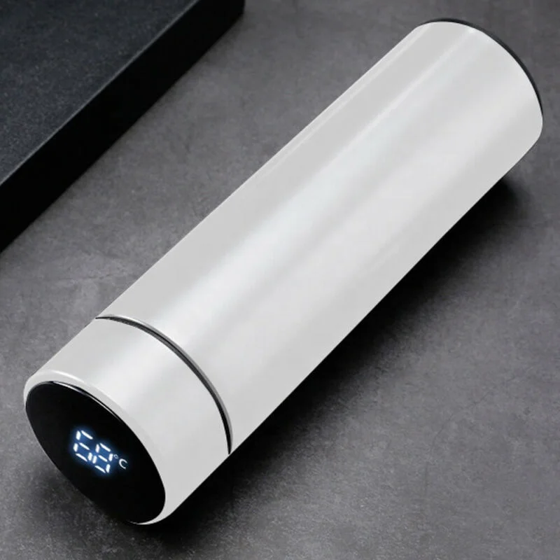 Double Wall Insulated Custom vacuum flask Smart Thermos Water Bottle Led Temperature Display thermos