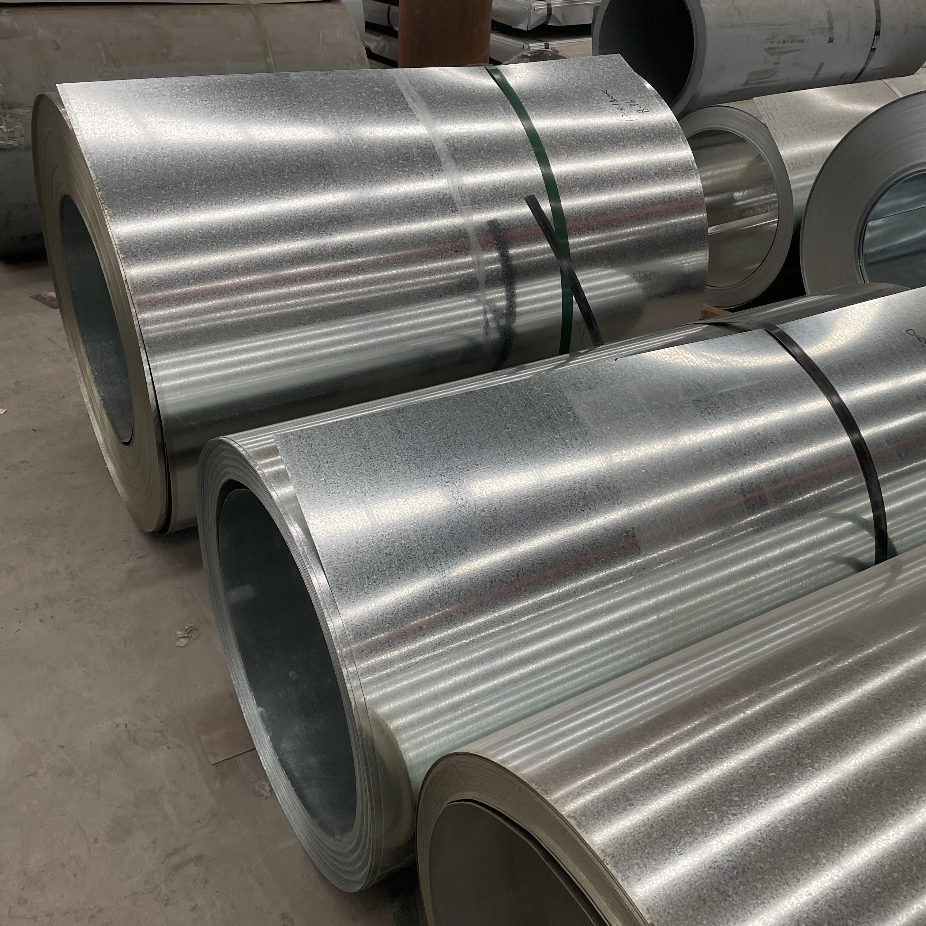Astm A792 Galvalume Steel Coil Az150 Z275 Z180 Thin Gauge G550 Galvanized Steel Coil Gi Coil