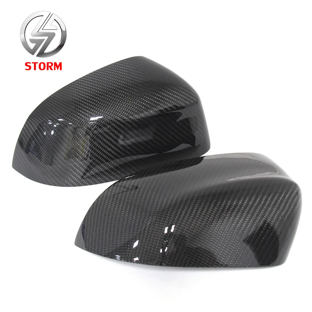 Replacement Carbon Fiber Rear View Car Side Mirror Cover For X3 F25 / X4 F26 / X5 F15 / X6 F16 2014 2015 2016
