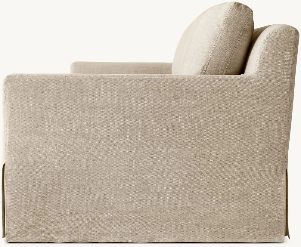 Luxury Modern Double Fabric Leather Lazy Sofa Chair Thick Cushions Set for Living Room Wood Convertible Upholstered Furniture