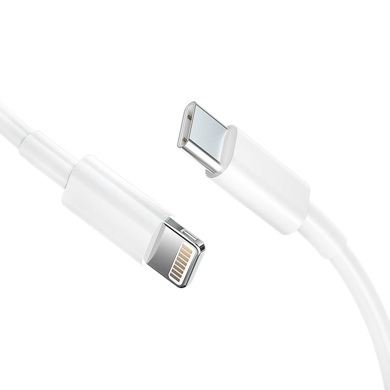 Brand Promotion Wholesale Low MOQ Cheap Price PD Charging C to Lightnings Cable 18W Type C to 8pin USB Cable for iPhone