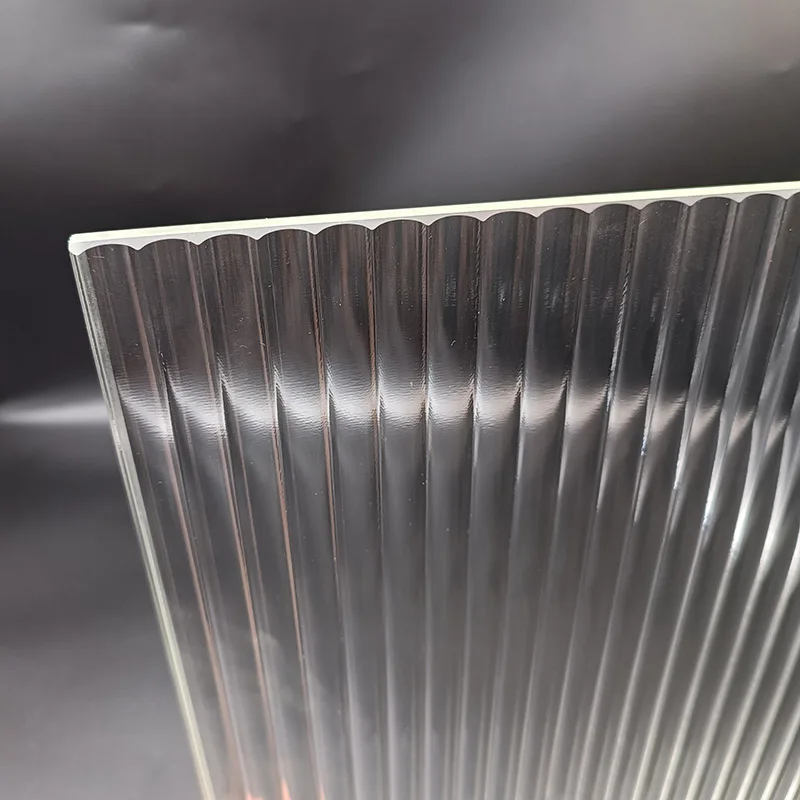 China factory low iron custom cheap price patterned glass panels ultra-white clear moru pattern decorative glass