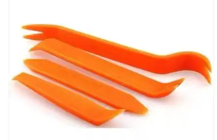 Набор инструментов для интерьера 4 шт./компл., прищепка для двери, инструмент для снятия радиопанели, пластиковой отделки, разборки и ремонта аудиоприборной панели