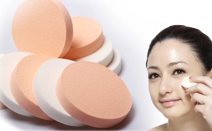 Factory Price Latex Makeup Sponge Puff Round Beauty Make Up Powder Puff