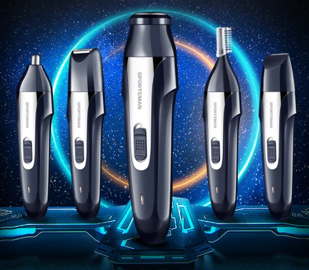 
Hot Selling Clippers Epilator Removal 100% Washable 5in1 Professional Painless Nose Hair Trimmer USB Electric Trimmer 