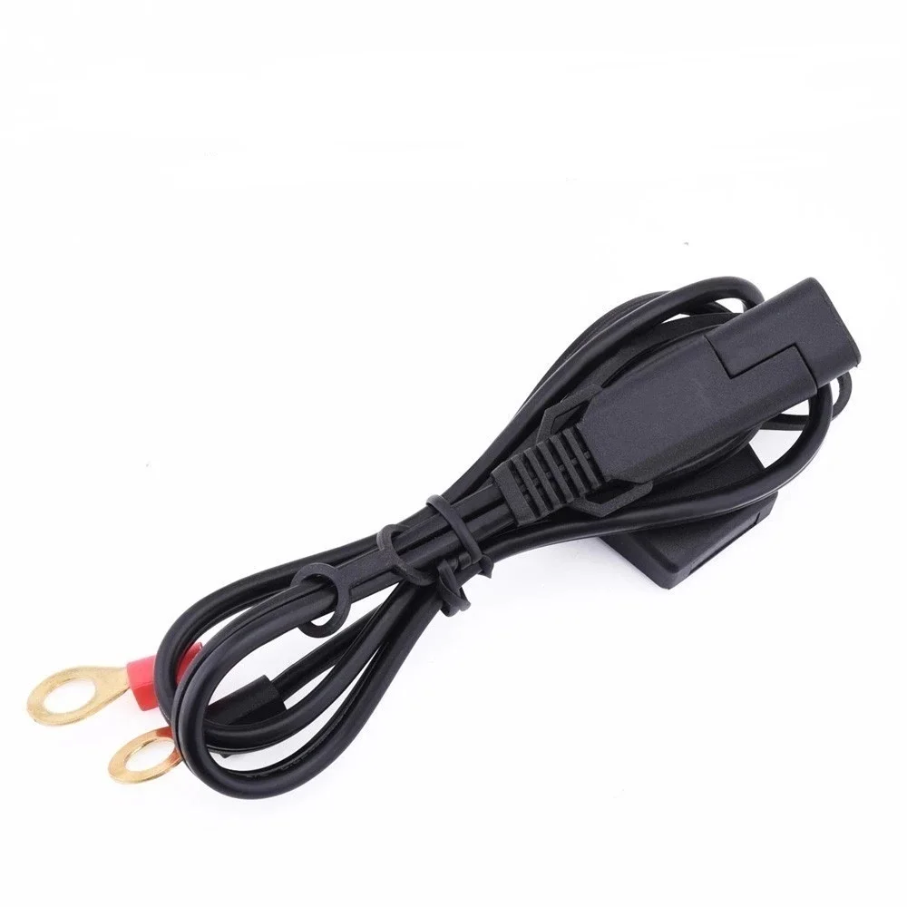 12V Car Motorcycle Battery Output Connector Ring Snowmobiles Battery Charger Terminal To S A E Quick Disconnect Cable