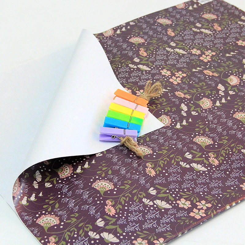 
Fashion design wholesale custom printing brand logo gift wrapping paper sheets 