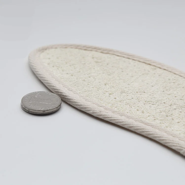 New Pure Natural Vegetable Sponge Insoles Healthy Care by Massaging the Sole Loofah Insoles for Bath Supplies