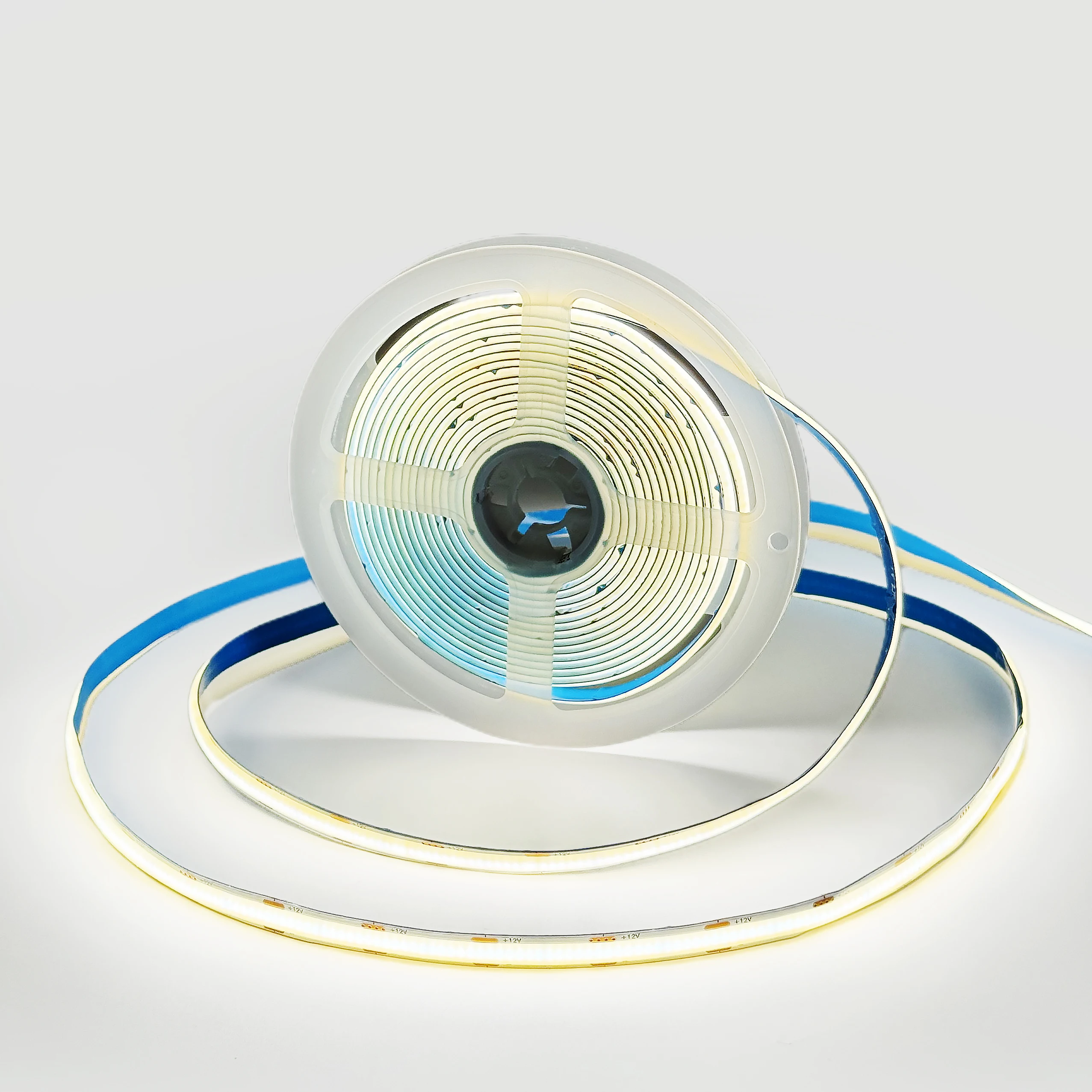 New Product 5M Led Cob Strip Cold Light Warm Light 12V 3000K 4000K 5M/16.4Ft 480 Cob Led Strip Lights 8Mm Flexible Cob Led Strip