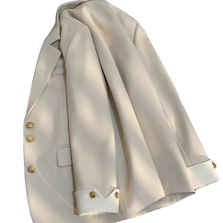 Premium Quality Korean Edition Casual Western Small Suit Coat Spring Autumn New Design for Women