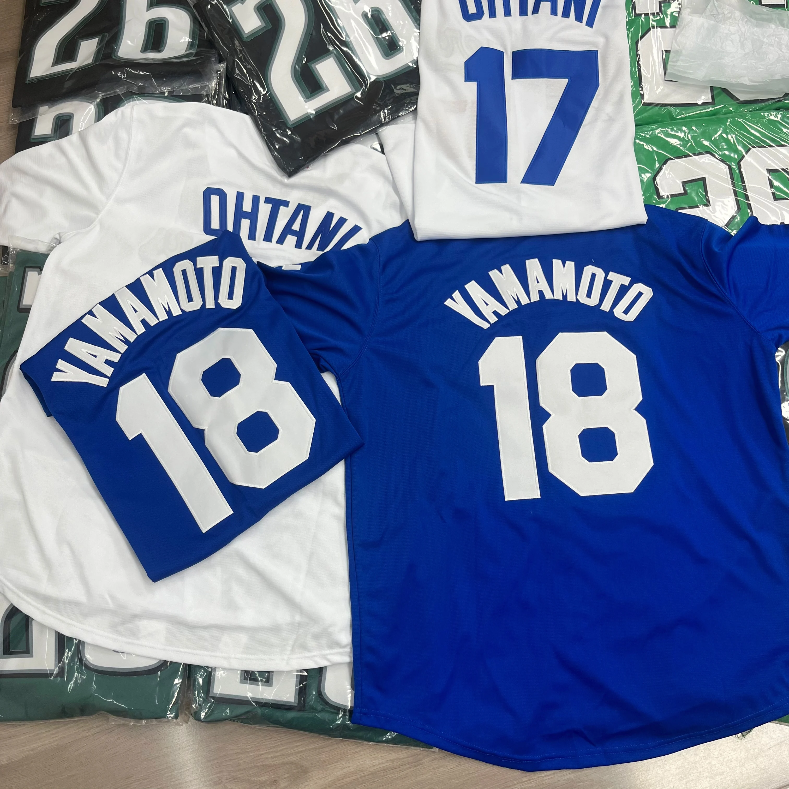 High Quality Factory Wholesale Stitched American Baseball Jersey 17 Shohei Ohtani 50 Mookie Betts Jersey Sports Jersey