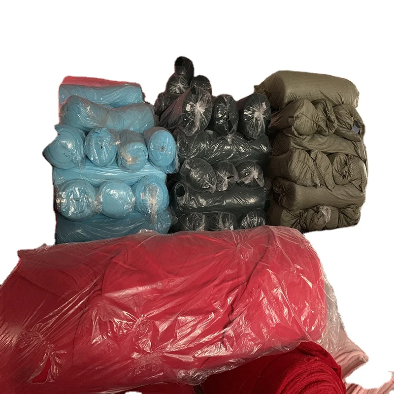 Polyester Stock Fabric Mixed Stocklots Fabric Cheap Price Stock Fabric