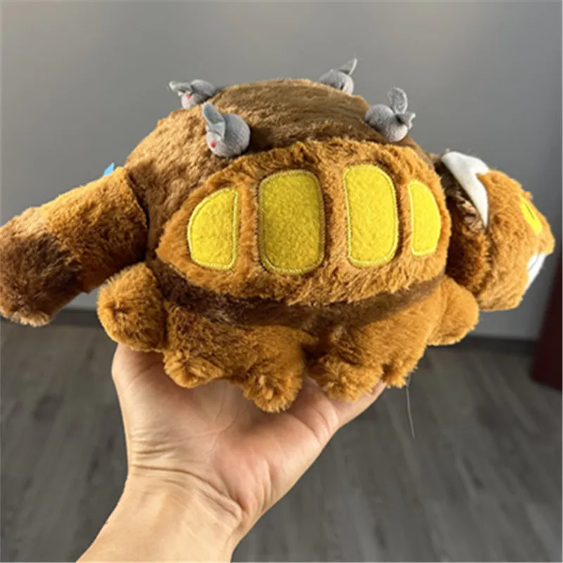 Тоторо мультяшный персонаж 3D фигурки аниме милая Кукла Мягкие плюшевые игрушки мой сосед автомобиль кошка автобус