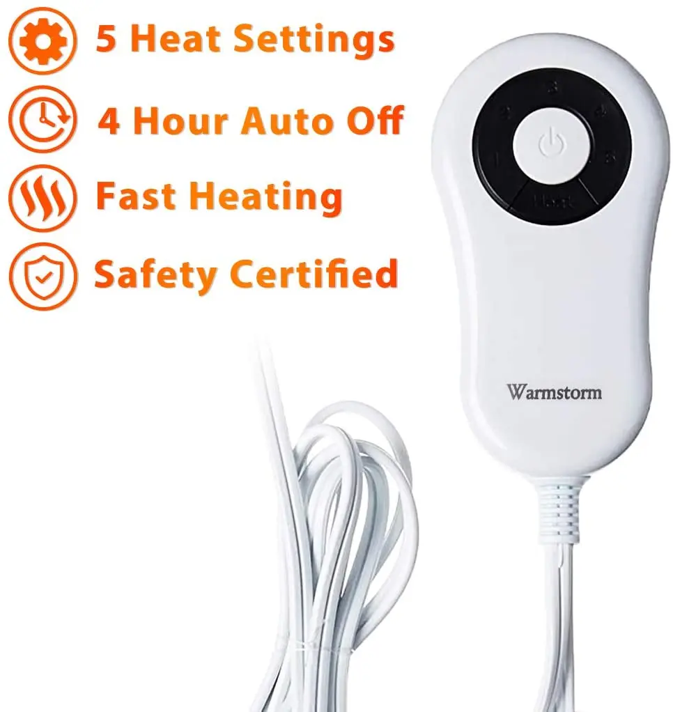 UK  Carbon Fiber Heated Throw Electric Blanket With Warm