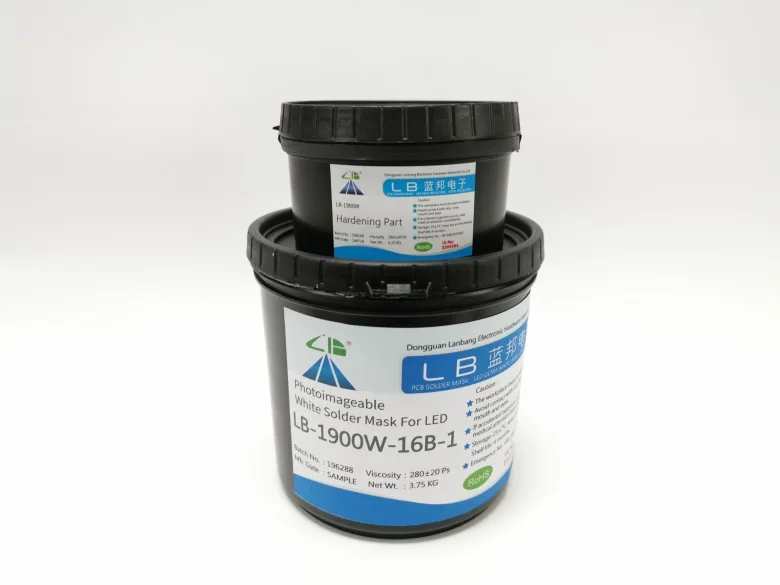 Stable Quality LPi Photoimageable White Pism Solder Mask PCB
