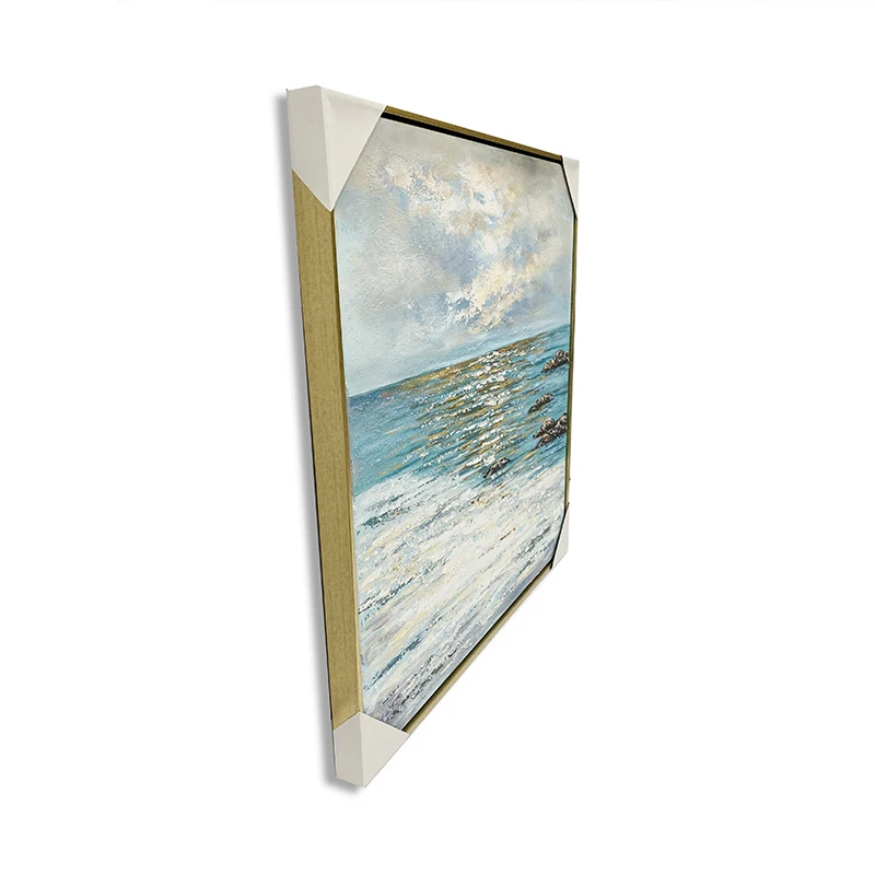 Boldly Crafted Abstract Living Room Decorative Painting Featuring Dynamic Forms and Vibrant Colors for a Contemporary Aesthetic