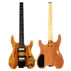 Wholesale Acoustic Electric Headless Guitar 24 frets headless Multiscale guitar Best Headless Electric Silent Travel Guitar