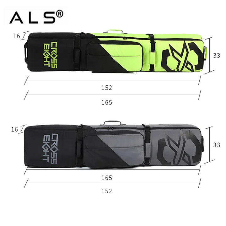 
Professional China Manufacture Custom Trolley Snowboard Bag, Ski Bag With Wheels 