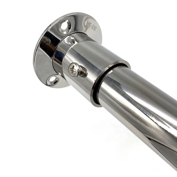 Furniture closet wall mounted wardrobe clothes hanging tube pipe rail set