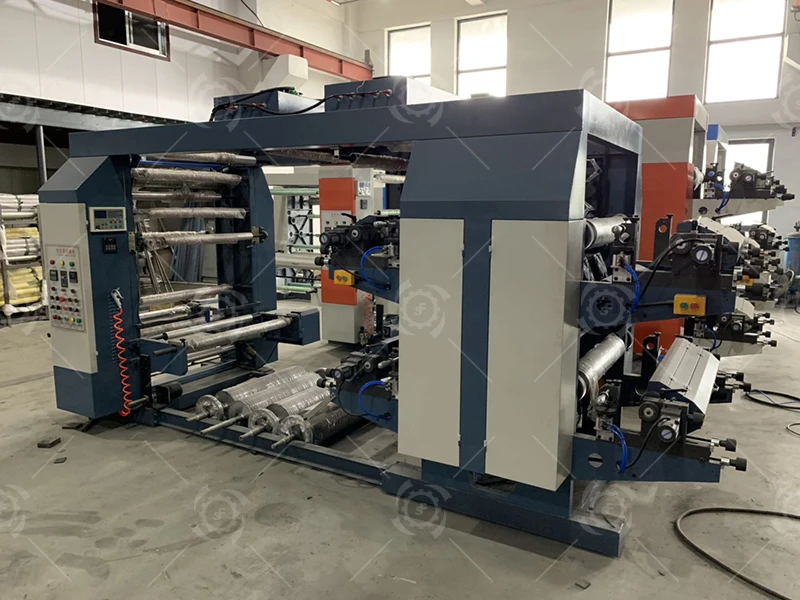 Flexo hdpe ldpe бумага bopp 4 Цветная Пластиковая Пленка Рулонная печатная машина
