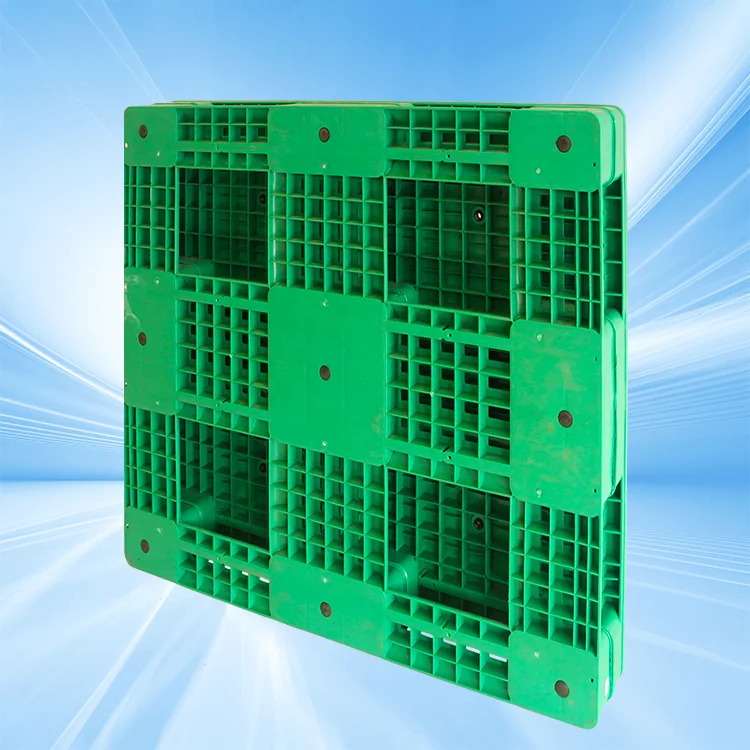 chiansupplier hdpe collapsible six runners heavy duty plastic pallet