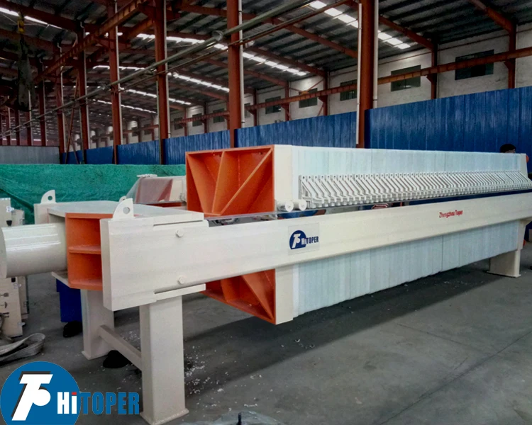 Factory Supply Water Filter Press Used in Feed Processing Plant Wastewater Treatment.