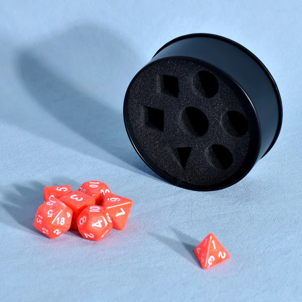 Factory Supply Eco-Friendly Custom Color D10 Polyhedral Red Dice 1-10 Bulk Acrylic Board Casino Game 16mm Wood Size