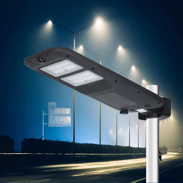 KCD Solar Garden Light IP65 Waterproof Low Price High Bright High Lumen All In One Outdoor 60w 100w 400w Solar LED Street Lights