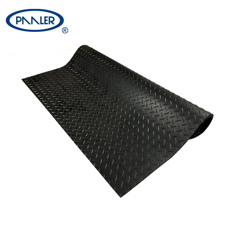 Factory Use Workshop 3MM Heat Oil Coolant Grease Resistant Industrial Non-slip Rubber Floor Mat Roll