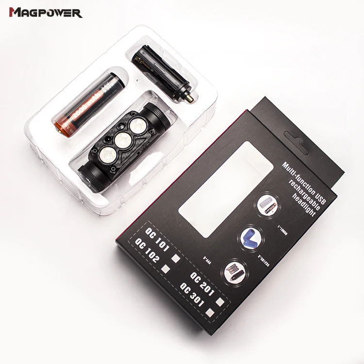 New headlights Multi-function induction head lamp 365nm ultraviolet hiking L2 led uv headlamp