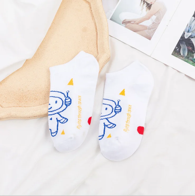Funny cute cartoon animal teen ankle high quality cotton set socks for