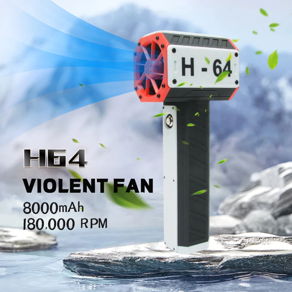 64mm Brushless Motor Turbo Jet Fan Electric Air Blower Rechargeable  Violent fan Blower Weight Car Dryer Snow And Leaf Cleaner