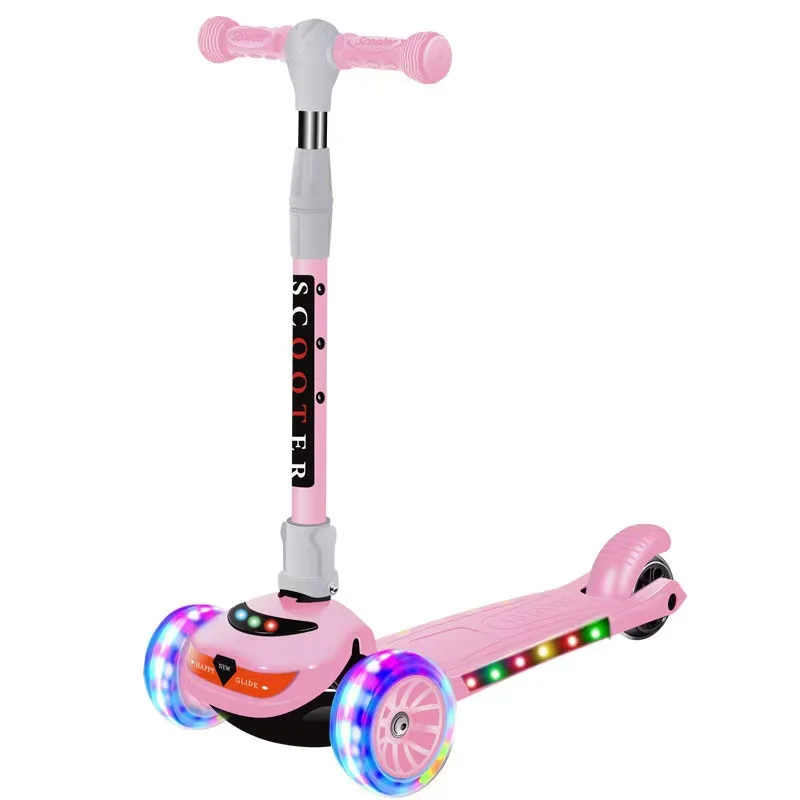 Good Quality Fashion Design Foldable Kick Kids Scooter With 3 Wheels