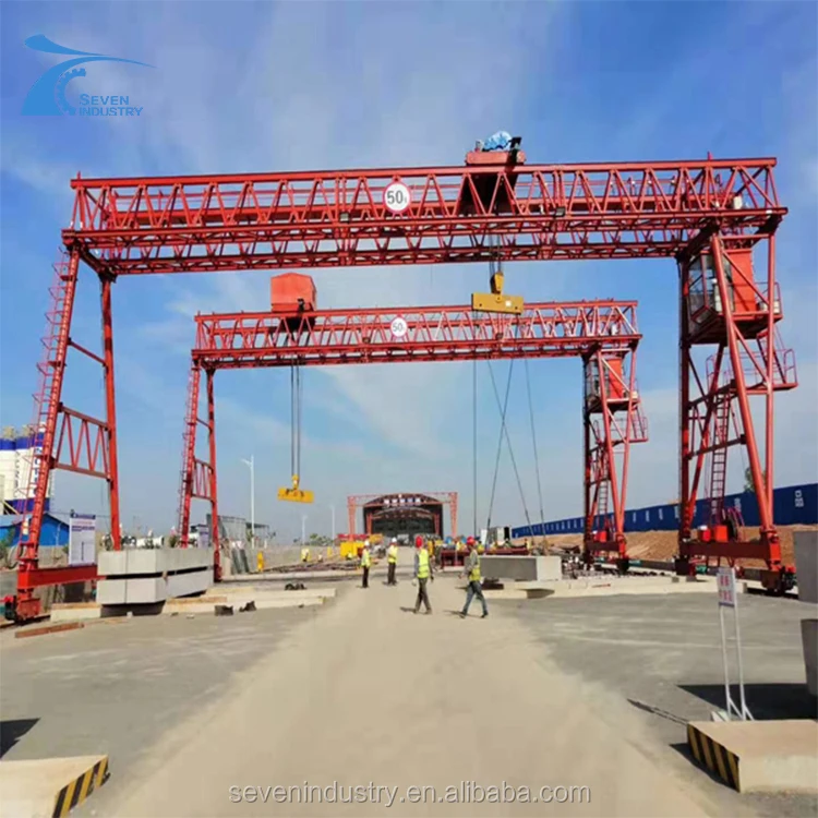 Electric Traveling 10 ton girder truss type construction gantry crane