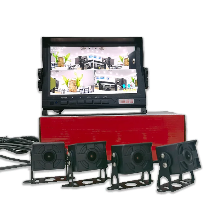 8.0 Inch IPS Car Monitor 36v Car Rear View Truck Reverse Vehicle backup Camera System Kit For Back View Trailer Bus