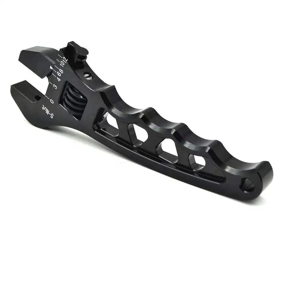 Factory CNC modified car wrench AN3-AN16 oil pipe wrench V-shaped adjustable wrench modified car accessories