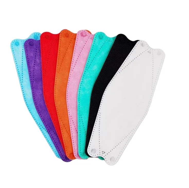 Fish Shaped Mask Adult Child Face Masks 3-Layer Willow-Shaped Protective KF 94 KF94