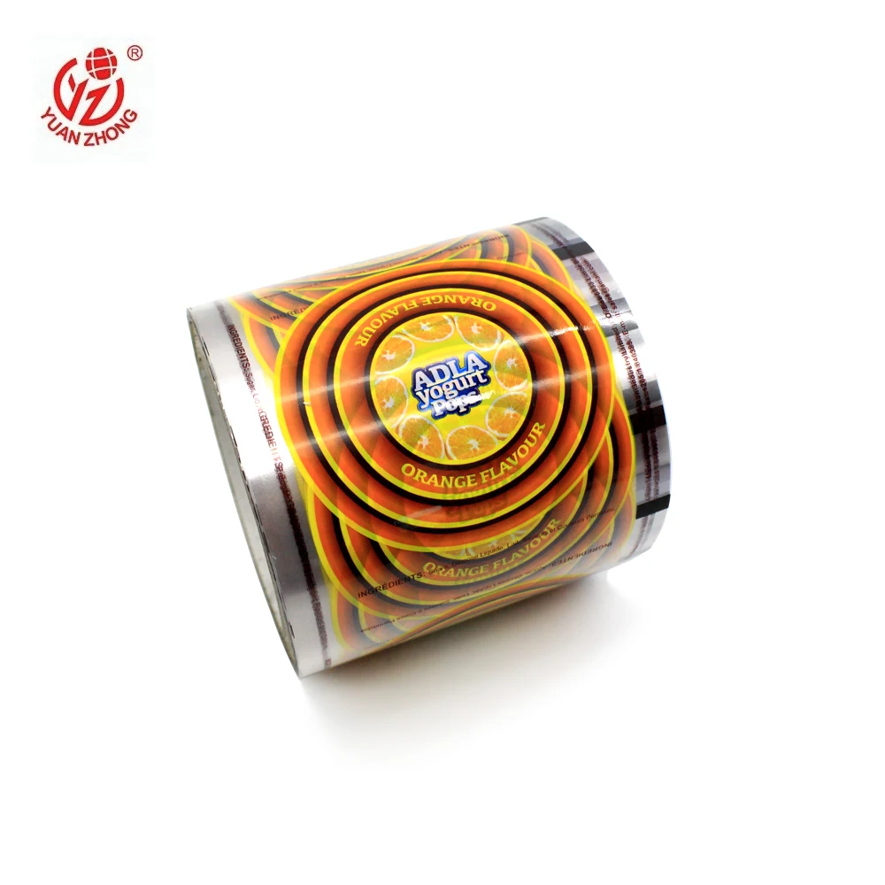 Food grade plastic printing and packaging materials wrap film roll for lollipop packing