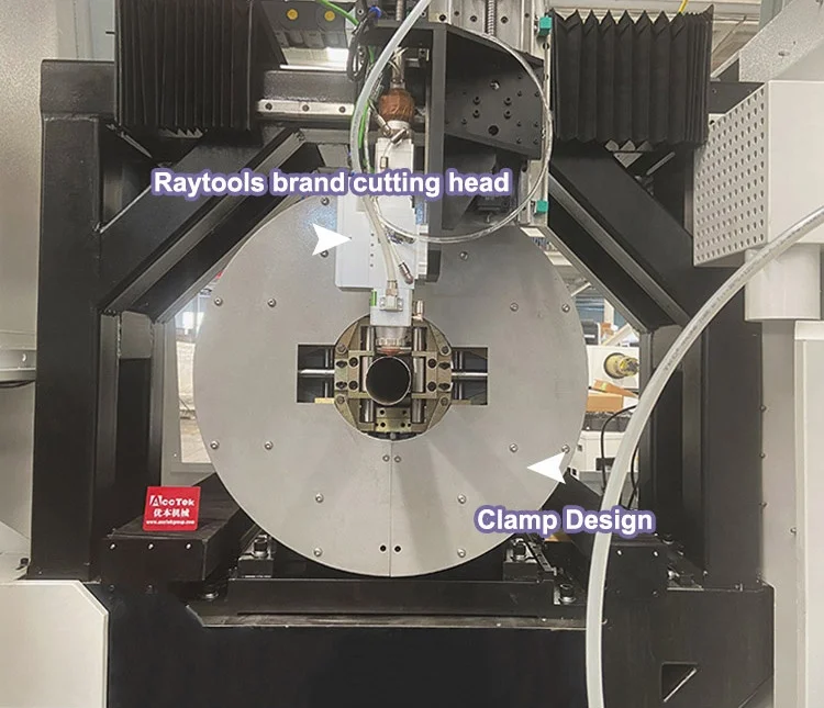 Customized Laser Cutting Machines Factory Sale Laser Tools 220*6000mm Cutter Size Tube Plate Laser Cutter for Metal Pipe