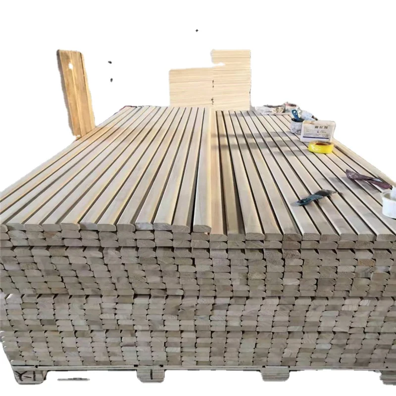 Paulownia Wood Chamfer Strips Batten Board Sawn Timber Strip