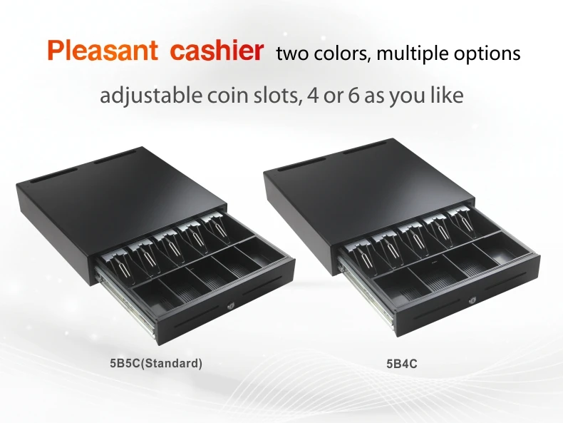 Metal Pos Cash Drawer Cash Register Drawer For Pos Systems Money Tray 460