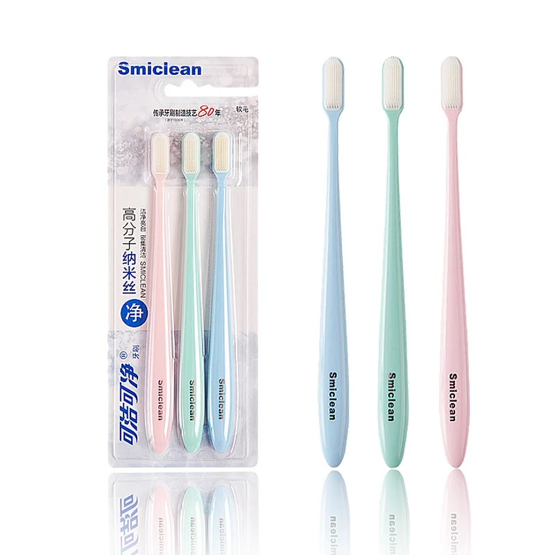 Yangzhou factory plastic dental teeth whitening nano toothbrush