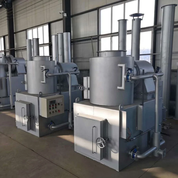 Small Medical Waste Incinerator  used for burning plastic bags drop bottles