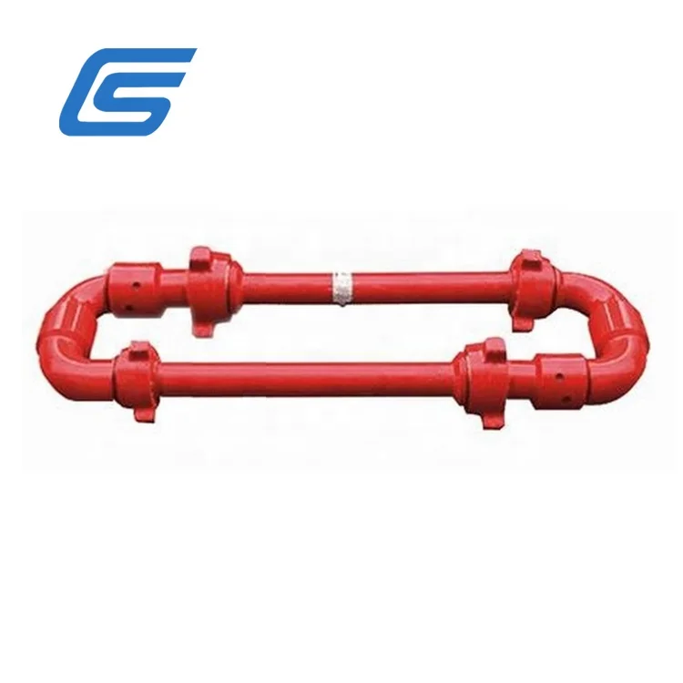 Cementing and Circulating Steel Hose Loops API Standard High Pressure Hose Loops Short and Long Radius Flexible Manifold