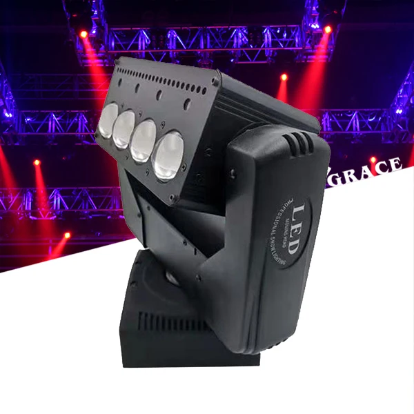 Igracelite 4x10w RGB Laser LED Moving Head 6 Beam Club Laser Beam Light KTV Club