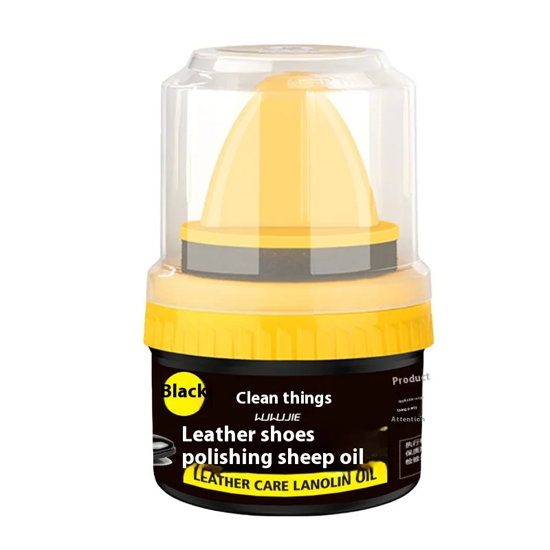 Advanced Lanolin Shoe Polish Bottle Black Leather Care Agent Colorless General Shoe Wax Liquid Shoe Polishing Machine