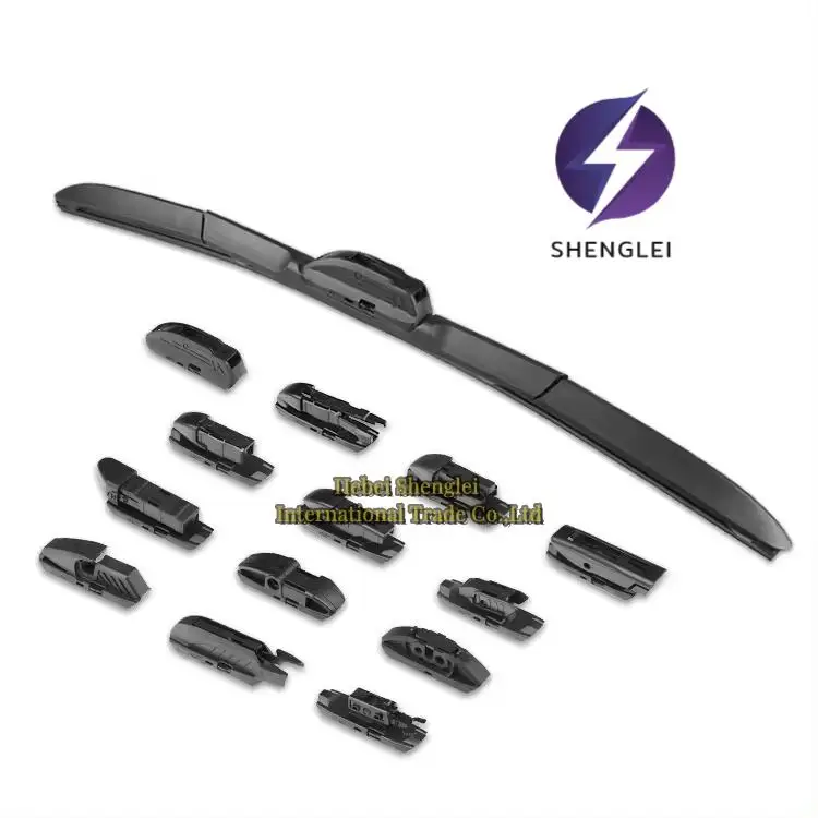 Safe Drive Auto Car Accessories Super Clear Multi-Functional 3 Section Hybrid Car Windshield Wiper Blade Car Wiper
