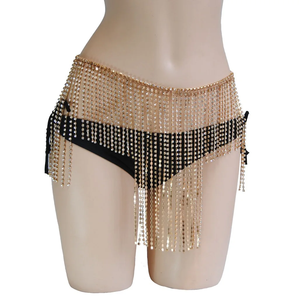 Fashion Sexy Nightclub Chain Women Fashionova Full Diamond Jewelry Body Chain