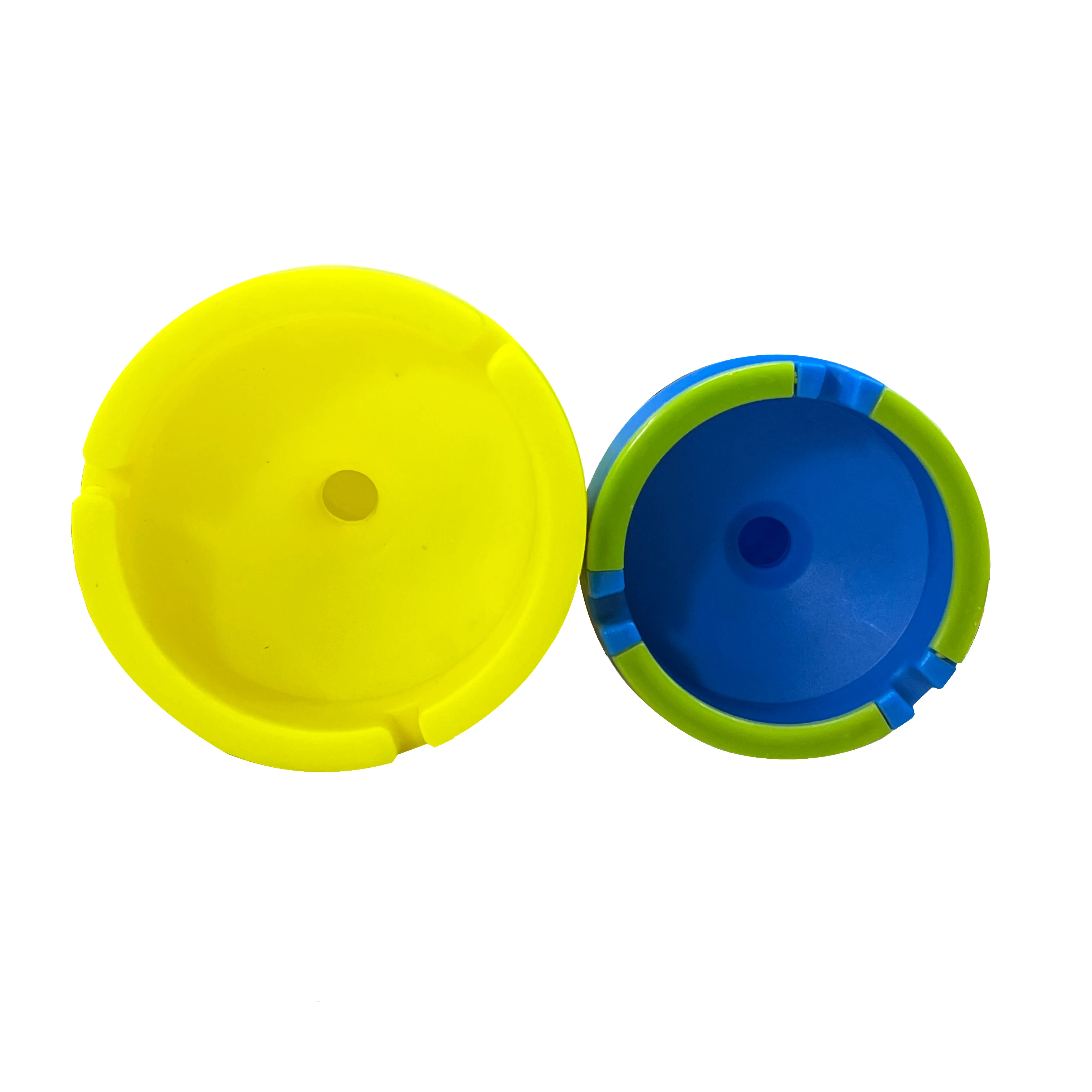 Wholesale new large size custom smoking accessories smokeless car ashtray plastic cigar glow dark plastic ashtray