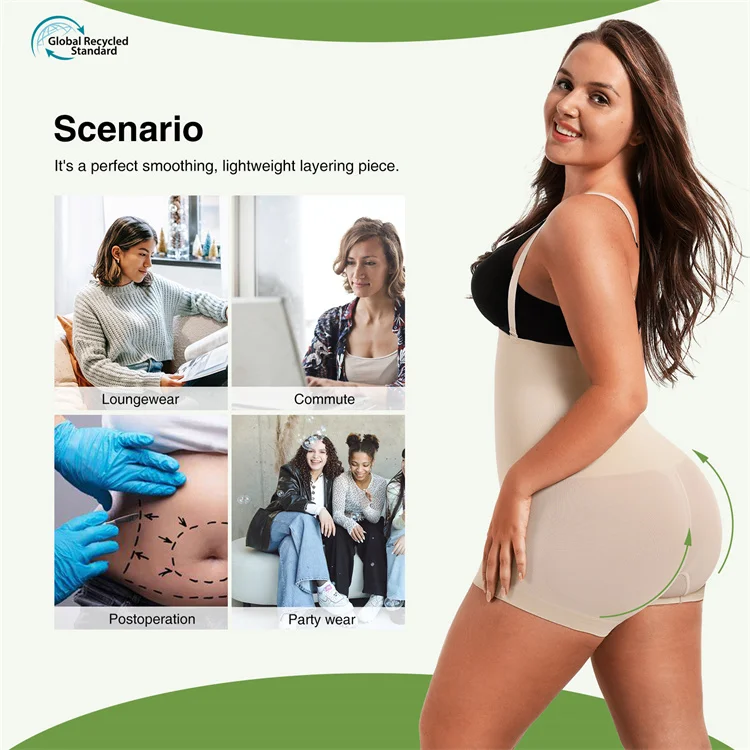 Custom Service Sustainable Hip Enhancer Shapewear Bodysuit Body Shaper Butt Lifter